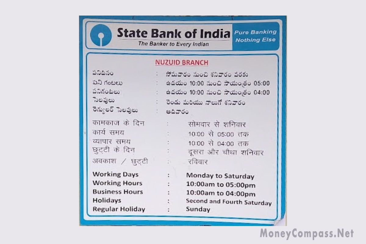 SBI Bank Timings