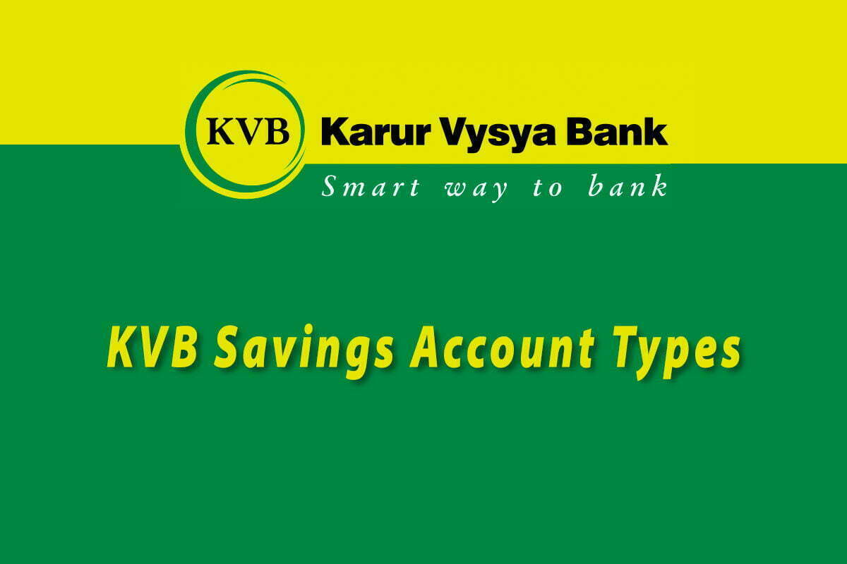 KVB Savings Account Types