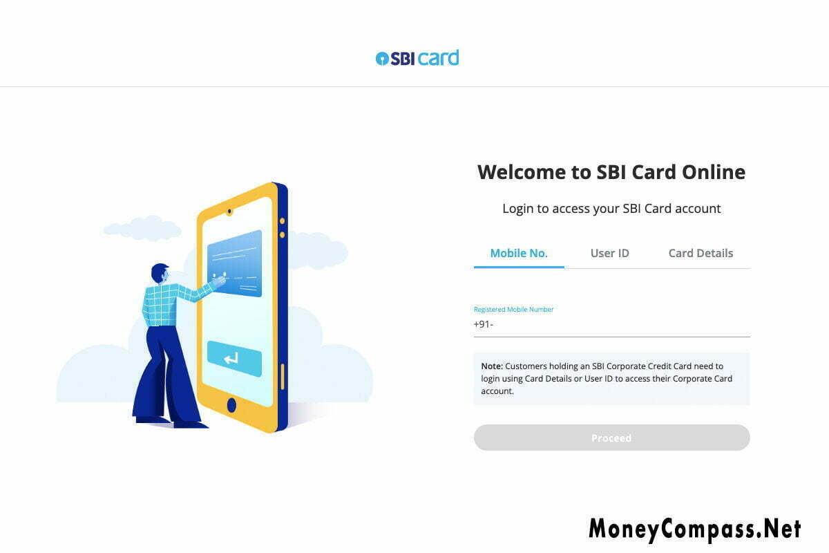 SBI Credit Card Online Login